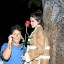 Maia Mitchell and Rudy Mancuso leave Warwick nightclub in Hollywood