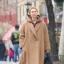 Claire Danes – Seen makeup-free while out in NY