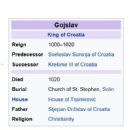 Gojslav of Croatia