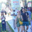 Erika Christensen – Is seen at SAG AFTRA strike in front of Netflix Studios in Hollywood - 454 x 543