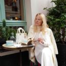 Pamela Anderson Shooting Commercial for Dior in Paris