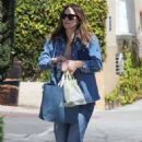 Katherine McPhee – With David Foster and friends at Il Pastaio in Beverly Hills - 454 x 681