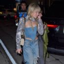 Sabrina Carpenter – In a double denim ensemble at Craig’s in West Hollywood - 454 x 682