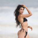 Nina Svet – Posing in a bikini at beach for 138 Water in Malibu - 454 x 681