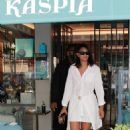 Chanel Iman – Leaving Kaspia Restaurant during Paris Fashion Week - 454 x 681