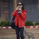 Hilaria Baldwin – Out for a coffee run in New York