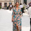Myleene Klass – Arriving At Global Media & Entertaiment For Smooth Radio Show In London
