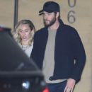 Miley Cyrus and Liam Hemsworth – Night out in LA