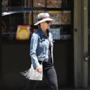 Gina Gershon &#8211; out for a walk in the Tribeca Neigborhood of New York