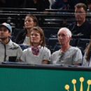 Constance Jablonski – With Matthias Dandois attend N.Djokovic’s tennis match in Paris - 454 x 314