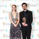 Emma Stone and director Damien Chazelle - The EE British Academy Film Awards (2017) - 416 x 612