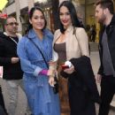 Nikki Bella – With Brie Bella are seen exiting the NBC Rockefeller Studios in New York - 454 x 678