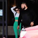 Kendall Jenner – Steps out in green leggings in Los Angeles