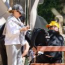 Ashley Tisdale – Seen with her family at a local Los Angeles park - 454 x 681