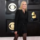 Daryl Hannah  in a black blazer dress at 65th Grammy Awards in Los Angeles - 454 x 681