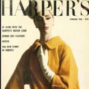 Maggi Eckardt - Harper's Bazaar Magazine Cover [United Kingdom] (February 1962)
