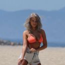 Samantha Knezel in Bikini Top and Shorts – 138 Water Photoshoot in Malibu - 454 x 680