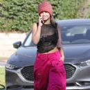 Addison Rae – Seen after Pilates session in Los Angeles