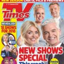 Phillip Schofield - TV Times Magazine Cover [United Kingdom] (6 January 2018)
