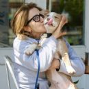 Edie Falco – Spotted with her dog Mackie after having lunch in New York - 454 x 607