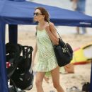 Rebecca Judd in Black Bikini on holiday in Noosa - 454 x 636