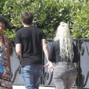 Christina Aguilera – With Matthew Rutler shopping candids in France - 454 x 681