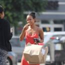 Karrueche Tran – Out for a lunch in North Hollywood