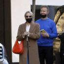 Kylie Minogue – Wearing a protective face mask while spotted in Milan