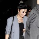 Demi Lovato – Seen with mystery woman as they leave dinner at Craig’s in West Hollywood