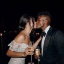 Shanina Shaik and DJ Ruckus' private wedding album! Intimate photos show the couple's first kiss as newlyweds, cutting of the bourbon-flavoured cake and their very stylish reception - 454 x 303