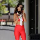Alessandra Ambrosio – Heading to the gym in Los Angeles