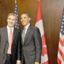 Michael Ignatieff and Barack Obama