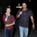 Chad and Kenzie leaving the Pinz Bowling Alley - 396 x 594