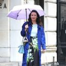 Kristin Davis – On set of ‘And Just Like That’ set in Madison Avenue – Manhattan