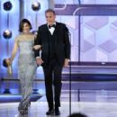 America Ferrera and Kevin Costner - 81st Golden Globe Awards (2024)