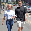 Jorgie Porter – Leave a photo shoot for his new clothing brand Transpire in Manchester - 454 x 659