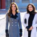 Kate Mddlwton – With Crown Princess Mary of Denmark at the Danner Crisis Centre in Copenhagen - 454 x 323