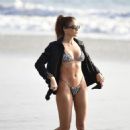 Kelly Kelly – In a bikini on the beach in Malibu - 454 x 479