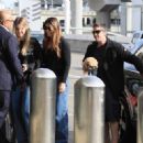 Sibi Blazic – With Emmeline Bale Seen at LAX in Los Angeles - 454 x 328