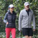 Emmanuelle Chriqui – Out for a hike with a friend in Hollywood
