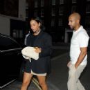 Rochelle Humes – Arriving at the Chiltern Firehouse in London - 454 x 645