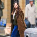 Felicity Jones – Filming thriller Borderland in Glasgow Scotland - 454 x 681