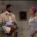 Sidney Poitier and Carolle Drake in 