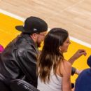 Kendall Jenner – Spotted at the Lakers game in Los Angeles - 454 x 681
