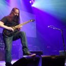 John Petrucci performs as part of the G3 concert tour at Brooklyn Bowl Las Vegas at The Linq Promenade on January 17, 2018 in Las Vegas, Nevada - 454 x 334