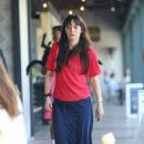 Zooey Deschanel – Spotted at Cafe Luxe in Brentwood - 454 x 680