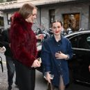 Maude Apatow – Arriving at Palazzo Parigi amidst events of Milan Fashion Week