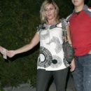 Nicole Eggert Leaving Koi After Dinner 2007-10-13