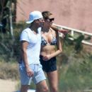 Shayna Taylor and Ryan Seacrest – Spotted enjoying their summer vacation in Positano – Italy - 454 x 681