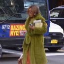 Gayle King – In a robe and sandals while out and about in New York - 454 x 625
